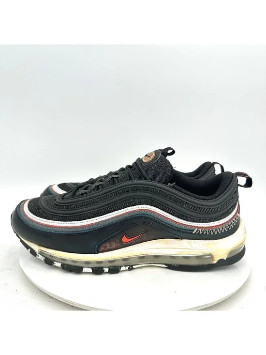 Nike Air Max 97 Men Size 11 DO6109-001 Alter And Reveal Black Crimson Shoes - Picture 1 of 11